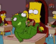 Alien The Simpsons GIF - Alien The Simpsons Vomit GIFs