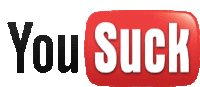 Youtube You Suck Sticker - Youtube You Suck Suck Stickers