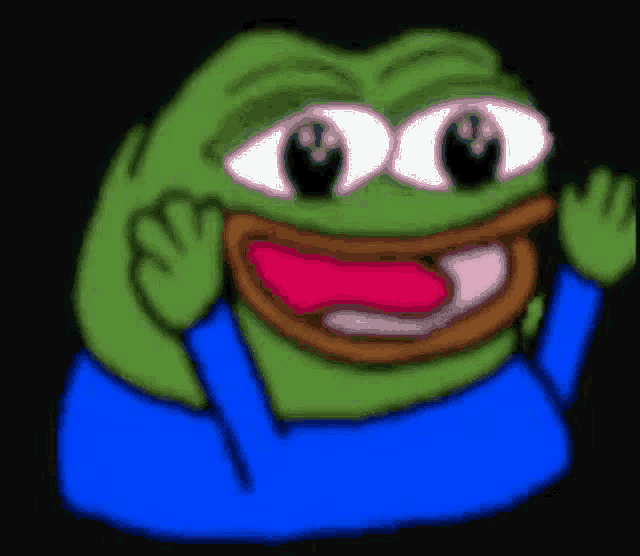 Pepe The Frog Happy Gif Pepe The Frog Happy Face Discover Share Gifs