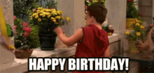 Flowers GIF - Happy Birthday Flowers You Are The Best GIFs