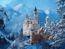 Snow Castle GIF - Castle Germany Snow GIFs