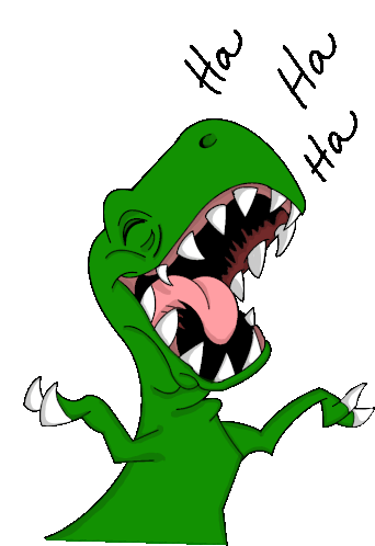 Rex Dinosaur Sticker - Rex Dinosaur Laughing Stickers
