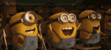 Minions Happy GIF - Minions Happy Laughing GIFs