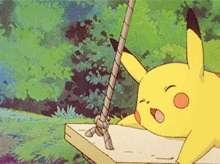 pokemon pikachu swing stand jump