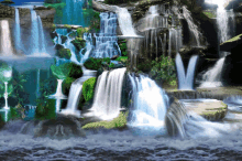 Water Water Falls GIF - Water Water Falls Fantasy GIFs