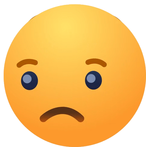 Facebook Emoji Sticker - Facebook Emoji Sad Stickers