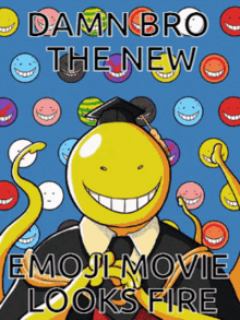Emoji Movie Assassination Classroom GIF - Emoji Movie Assassination Classroom Koro Sensei GIFs
