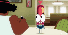 a cartoon character has a bandage on his head and a netflix logo on the bottom left