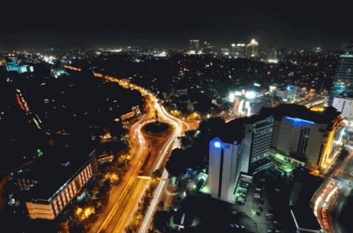 Jakarta Malam GIF - Jakarta Malam Bunderan HI - Discover & Share GIFs