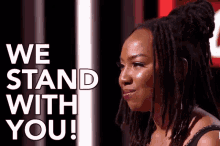 We Stand With You! GIF - Black Girls Rock We Stand With You Black Lives Matter GIFs