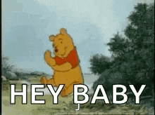 Pooh Heybaby GIF