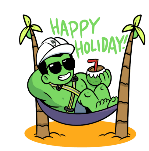 Happy Holiday Ymaz Sticker - Happy Holiday Ymaz Stickers