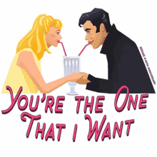 youre the one that i want date milkshake sandy danny