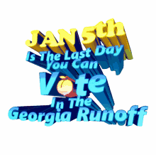 jan5 january5th runoff election day election