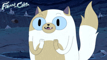 Showing Fluffy Chin Cake GIF - Showing Fluffy Chin Cake Adventure Time Fionna And Cake GIFs
