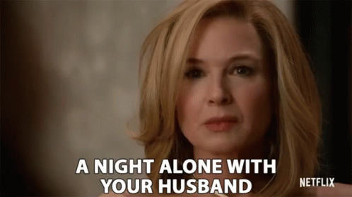 A Night Alone With Your Husband Scheming GIF - A Night Alone With Your Husband Scheming Evil GIFs
