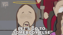 lets go to somebody else jesus south park s2e6 the mexican staring frog of southern sri lanka