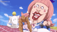 Sanji Charlotte Pudding GIF - Sanji Charlotte Pudding One Piece GIFs
