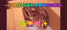 Good Day Froggos Grumpy Frogs GIF - Good Day Froggos Grumpy Frogs Frog GIFs