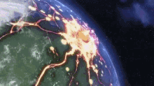 地球爆発 破壊　終わり　宇宙 ドラゴンボール GIF - Earth Explode Pilar Dragonball GIFs