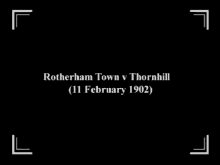 rotherham town rotherham thornhill football association football