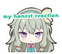 My Honest Reaction Nene Kusanagi Sticker