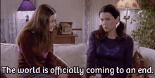 Gilmore Girls Dramatic GIF - Gilmore Girls Dramatic The World Is Coming To An End GIFs