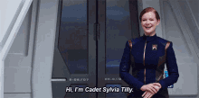 Hi Im Cadet Sylvia Tilly Star Trek Discovery GIF