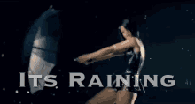 rain its raining umbrella