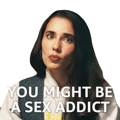 You Might Be A Sex Addict Alix Angelis Sticker