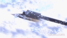 a close up of a person 's face in the water with the words clideo.com in the corner .