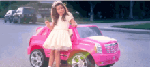 yas queen dance pink pink car