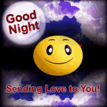 Emoji Good Night GIF - Emoji Good Night Moon GIFs