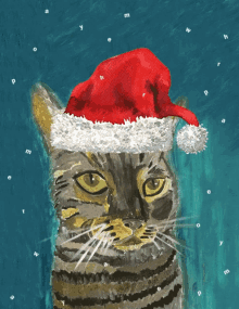 Cat Christmas GIF - Cat Christmas Meow GIFs