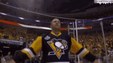 Pittsburgh Penguins Cheering GIF - Pittsburgh Penguins Cheering Wave GIFs
