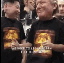 Leave Earth To The Moon Donald Trump GIF - Leave Earth To The Moon Donald Trump Kim Jong Un GIFs