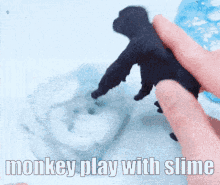 Monkey Play With Slime GIF - Monkey Play With Slime Gorilla GIFs
