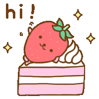 Strawberry Fruit Sticker - Strawberry Fruit Cute Stickers