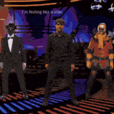 a man in a suit says i 'm feeling like a star in a cartoon