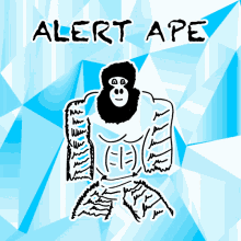 Alert Ape Veefriends GIF - Alert Ape Veefriends Cautious GIFs