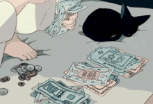 Counting Money GIF - Counting Money Anime GIFs