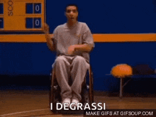 Drake Degrassi GIF - Drake Degrassi Wheel Chair GIFs
