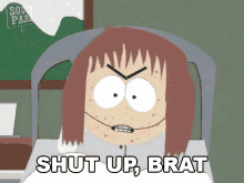 Shut Up Brat Shelly Marsh GIF - Shut Up Brat Shelly Marsh South Park GIFs