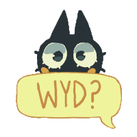 Wyd What You Doing Sticker - Wyd What You Doing What'S Up Stickers