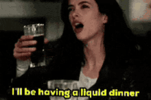 Jessica Jones Liquid Dinner GIF - Jessica Jones Liquid Dinner GIFs