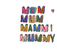 Mum Mummy Sticker - Mum Mummy Mothers Day Stickers
