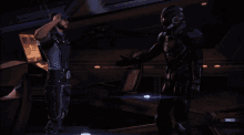 Handshake Mass Effect GIF - Handshake Mass Effect GIFs
