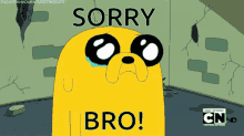 crying jake adventure time sorry bro sorry cry
