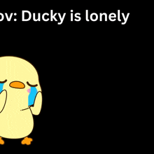 Crying Ducky GIF - Crying Ducky Sad GIFs