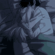 Anime Hugging ( s q u e e z e m e ) ~ | Рисунки парочек, Милые рисунки,  Спящая пара